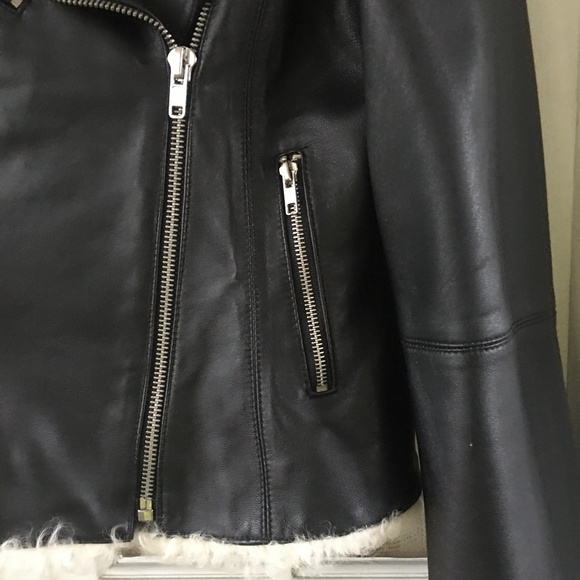 Host Pick! Wilsons Pelle Studio Leather Biker Jacket - Picture 8 of 14